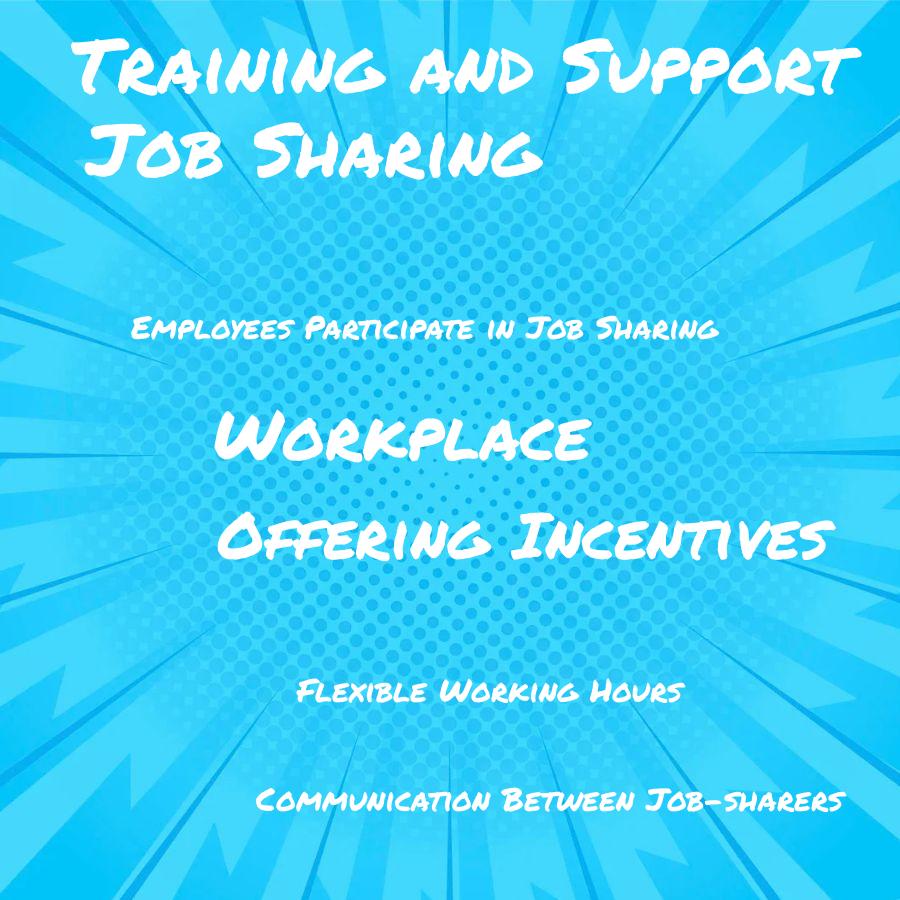 how can employers promote job sharing in the workplace