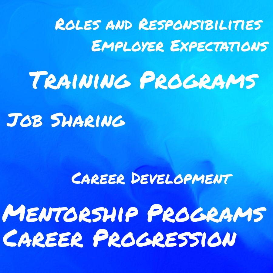 how do you address concerns about career progression and development for job sharing candidates