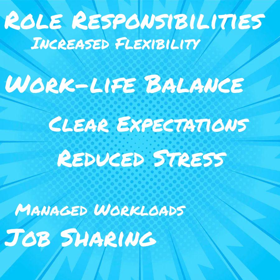 how do you address concerns about work life balance and workload when recruiting for job sharing roles