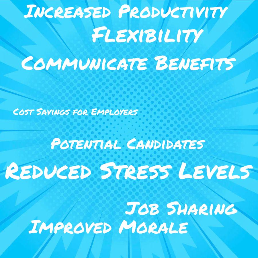 how do you communicate the benefits of job sharing to potential candidates