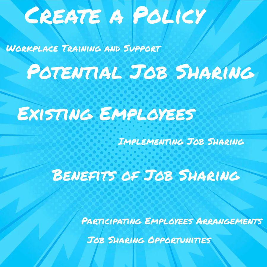 how do you develop job sharing opportunities for existing employees