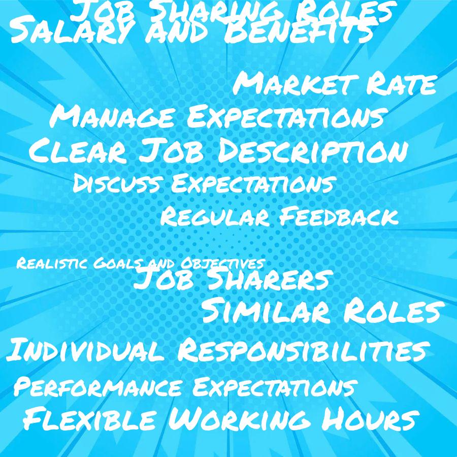 how do you manage expectations around salary and benefits for job sharing roles