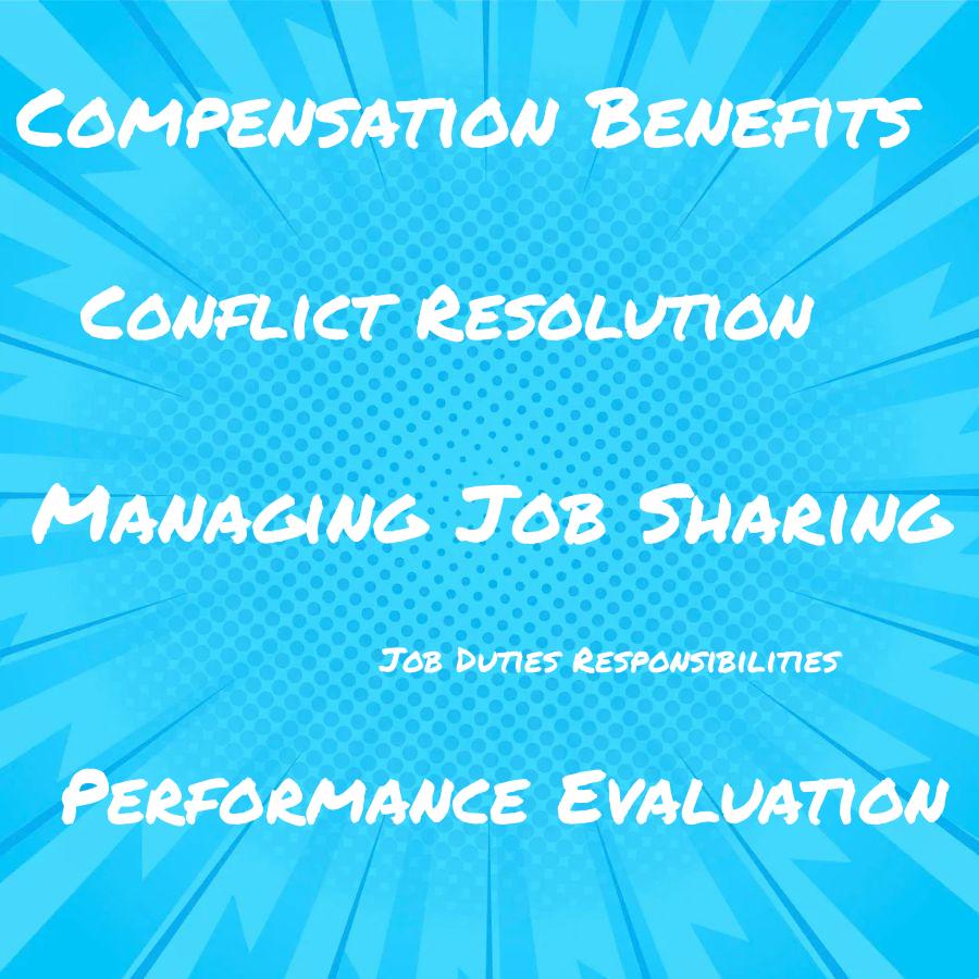 what are the best practices for managing job sharing arrangements