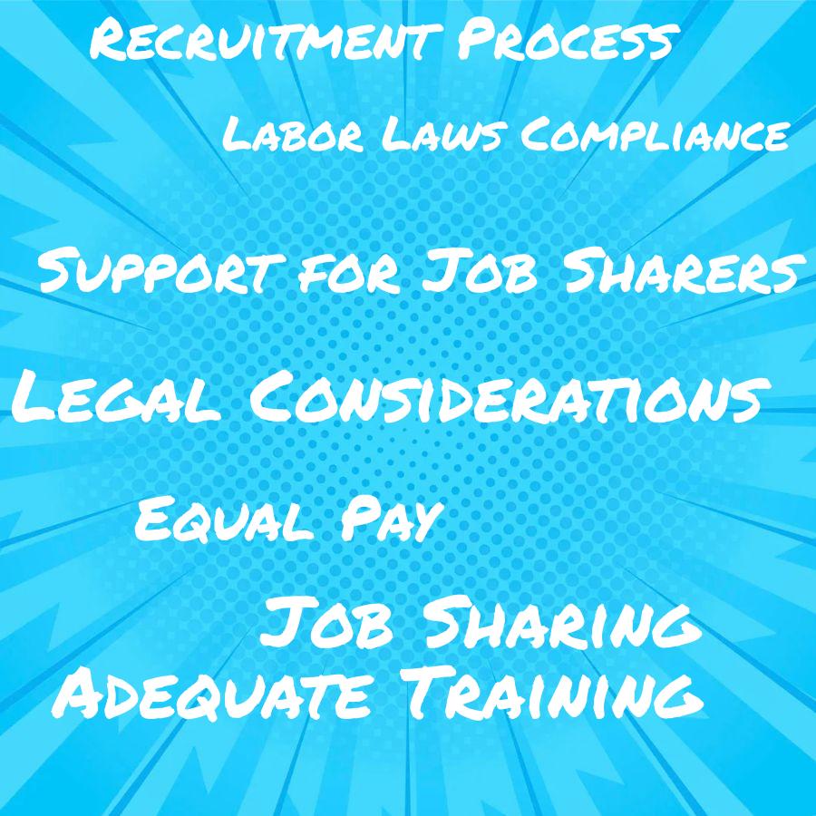 what are the legal considerations when recruiting for job sharing roles
